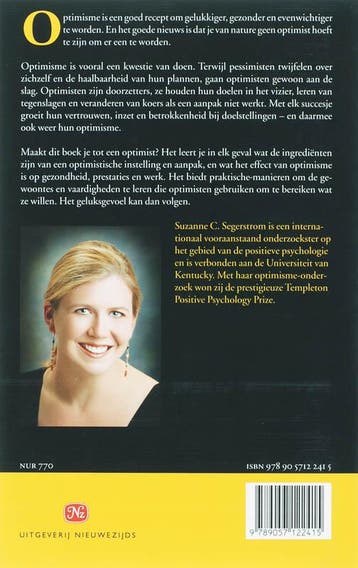 Optimisme 9789057122415 S.C. Segerstrom, Boeken, Verzenden, Zo goed als nieuw, S.C. Segerstrom