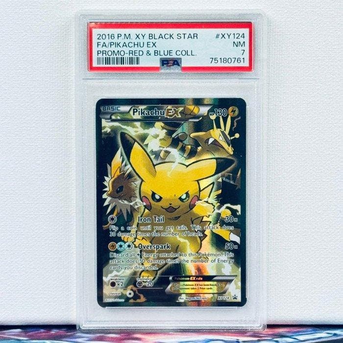 ≥ Pokémon Graded card - Pikachu XY124 - Pokémon - PSA 7