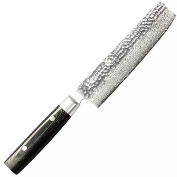 Yaxell Zen Nakiri Koksmes 16,5 cm – 37 Lagen Damaststaal.., Ophalen of Verzenden, Nieuw, Overige materialen