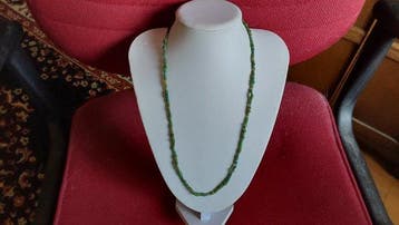 Oud-Romeins, Keizerrijk Glas Romeinse glazen kralen ketting,