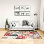 vidaXL Vloerkleed wasbaar patchwork 120x180 cm meerkleurig, Verzenden, Nieuw