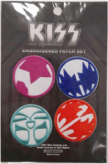KISS - Mini Icons - patch - officiële merchandise, Ophalen of Verzenden, Nieuw, Kleding