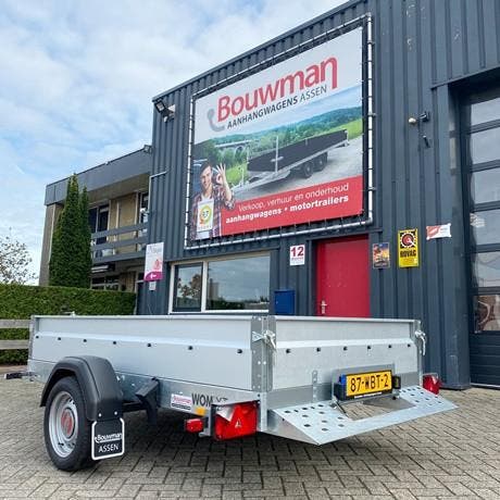Motortrailer Stema WOM XT 1300 Kg geremd 251x153 met, Auto diversen, Aanhangers en Bagagewagens, Ophalen