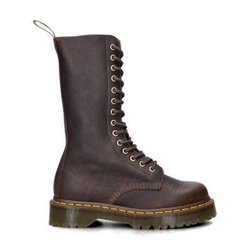 Dr. Martens Bex veterboots voor dames in het Bruin, Bruin, Verzenden, Lage of Enkellaarzen, Nieuw