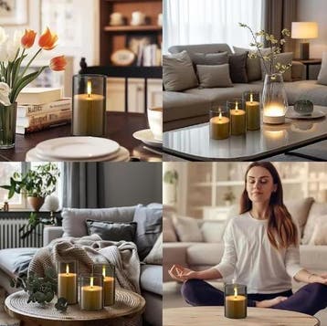 LED Vlamloze Kaarsen met Afstandsbediening en Timer Set, Huis en Inrichting, Woonaccessoires | Kandelaars en Kaarsen, Verzenden