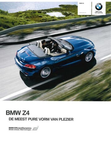 2010 BMW Z4 ROADSTER BROCHURE NEDERLANDS, Boeken, Nieuw, BMW, Author