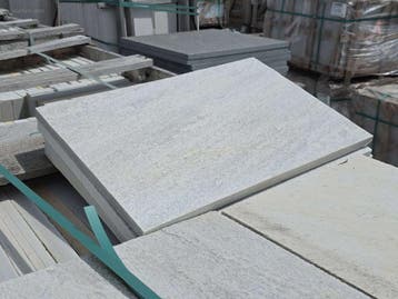 70 stuks Albino Light natuursteen tegels 570 x..., Nieuw