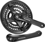Shimano Crankstel Tourney Fc-ty501 Cg Triple 28-38-48t Zwart, Fietsen en Brommers, Fietsonderdelen, Ophalen of Verzenden, Zo goed als nieuw