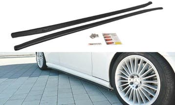 Zijskirts Mercedes CLS W219 55 AMG Maxton Design glans zwart, Ophalen of Verzenden, Nieuw