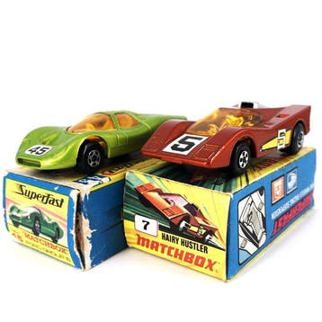 Matchbox 1:64 - Modelauto (2) - 2 Vintage Matchbox Superfast, Nieuw