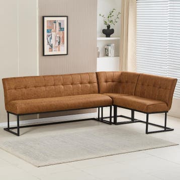 hoek eetbank 270x150cm  SPECIALE AKTIE PRIJS, Overige kleuren, Verzenden, Nieuw, Stof