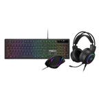 RGB Gaming Toetsenbord, Muis, Headset - Desktop Combo - K..., Ophalen of Verzenden, Nieuw