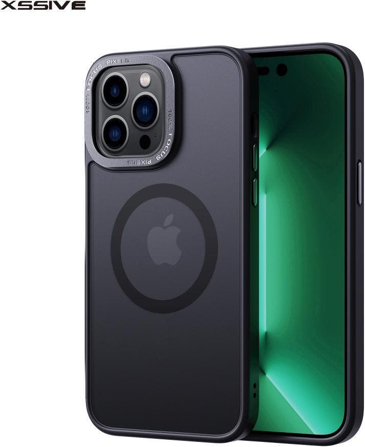 Xssive Magsafe Back Cover voor Apple iPhone 16 Zwart, Telecommunicatie, Mobiele telefoons | Hoesjes en Frontjes | Apple iPhone