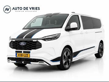 Zakelijke lease - Ford Transit Custom 320 2.5 PHEV L2H1 DC, Automaat, Startonderbreker, Gebruikt, Wit