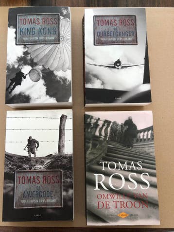 Tomas Ross - 3 Delen Voor Koningin en Vaderland + Thriller, Ophalen of Verzenden, Zo goed als nieuw, Nederland