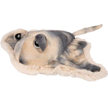 Suki Gifts pijlstaart rog knuffel - pluche - grijs - 21 cm, Verzenden, Nieuw