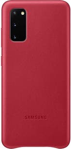 Samsung Leather Hoesje - Samsung Galaxy S20 - Rood, Ophalen of Verzenden, Nieuw