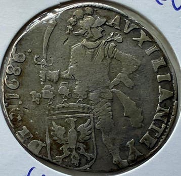 Netherlands, Deventer. Zilveren 30 Stuiver 1686 /