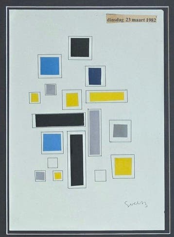 Siep Van Den Berg (1913-1998) - collage