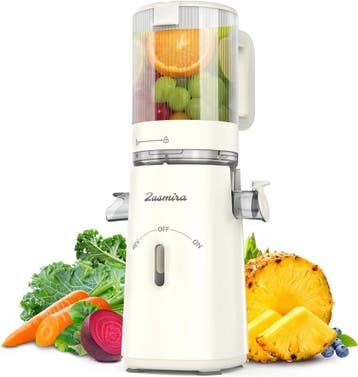 Zasmira Slow Juicer | 1,5L Creme | Laatste Stuk!, Ophalen of Verzenden, Nieuw, Elektrisch, Slowjuicer