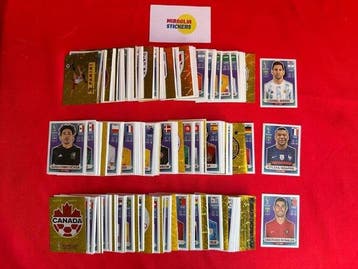 Qatar 2022 USA version White Panini Complete set - Excellent, Nieuw