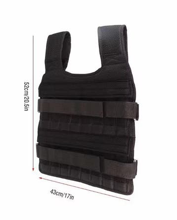 Gewichtsvest 20KG Verstelbaar voor Fitness en Krachttraining, Verzenden, Nieuw