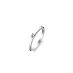 TI SENTO Dames Ring - 925 zilver - Zirconia wit - Maat 17.25, Verzenden, Nieuw