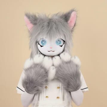 Furry Cosplay Masker Hoofddeksel - Kat & Konijn Stijl voor K, Verzenden, Nieuw