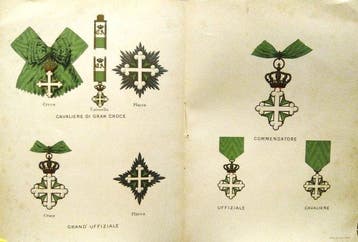 Anonimo - Ordini Equestri e Medaglie Nazionali. - 1913