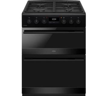 CDA CFD600MB Dual Fuel Fornuis  - 60 cm Zwart, Ophalen of Verzenden, Nieuw