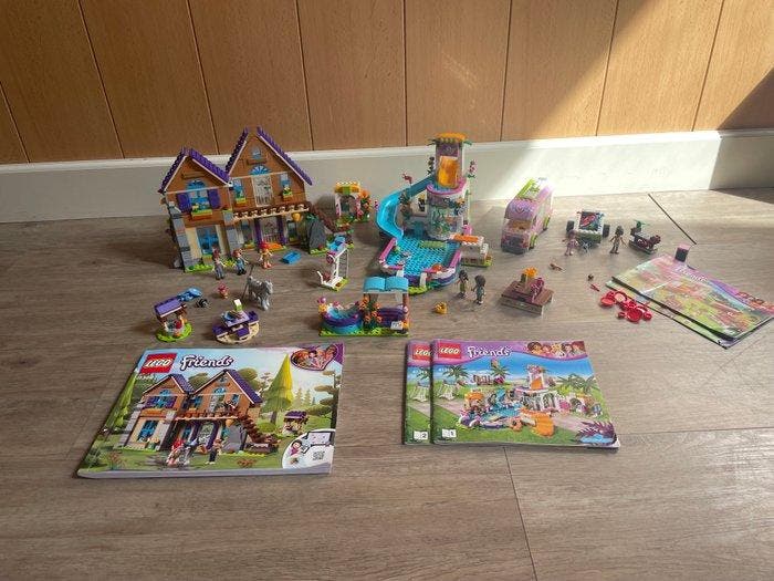 Lego Set - Friends - Catamaran,mia huis, camper,zwembad, Kinderen en Baby's, Speelgoed | Duplo en Lego