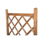 Plantenbak met Klimrek en Worteldoek Bruin Grenen 80 x 40 cm, Tuin en Terras, Verzenden, Nieuw, Rechthoekig, Tuin