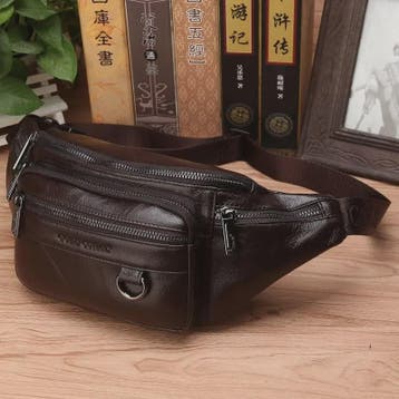 Luxe Leren Heuptas Heren - Retro Stijl Crossbody & Schoudert, Verzenden, Nieuw