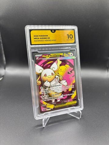 Pokémon - 1 Graded card - Mega Audino EX 253 Ascended Heroes, Nieuw