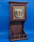 Wandklok - Junghans - Wanduhr – Holzgehäuse mit Quarzwerk –