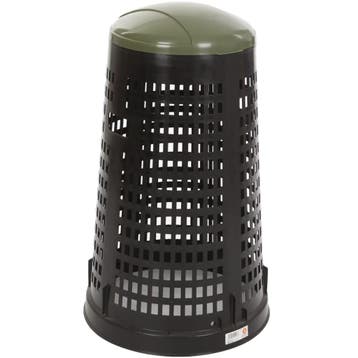 Afvalbak | RUFF | Kunststof | Groen/Zwart | 110L |, Verzenden, Nieuw in verpakking