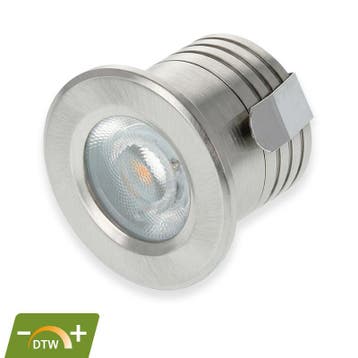 LED MINI INBOUWSPOT | PHOBOS | 2W | ZILVER | DIM2WARM, Ophalen of Verzenden, Nieuw