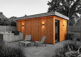 Ca. 80x Douglas Design- Triple- Deens profiel, 22x142mm,, Tuin en Terras, Nieuw