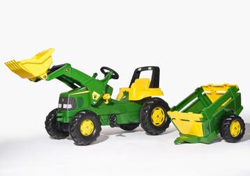 Kinder Tractor Groen | Complete Set | 35% Korting, Kinderen en Baby's, Speelgoed | Buiten | Voertuigen en Loopfietsen, Ophalen of Verzenden