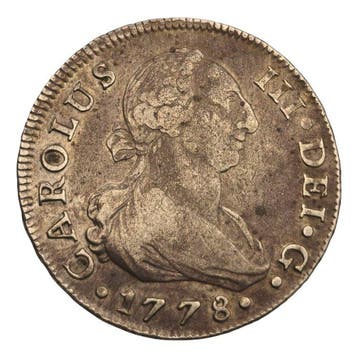 Spanje. Carlos III. 8 Reales 1778 Sevilla CF