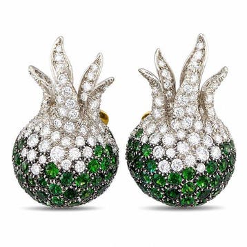 Oorbellen - 18 karaat Geel goud, Exclusive N. Varney 18k, Sieraden, Tassen en Uiterlijk, Oorbellen, Nieuw