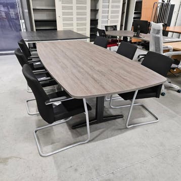 Ahrend Essa bootvormige vergadertafel - 260x120 cm, Ophalen of Verzenden, Nieuw in verpakking