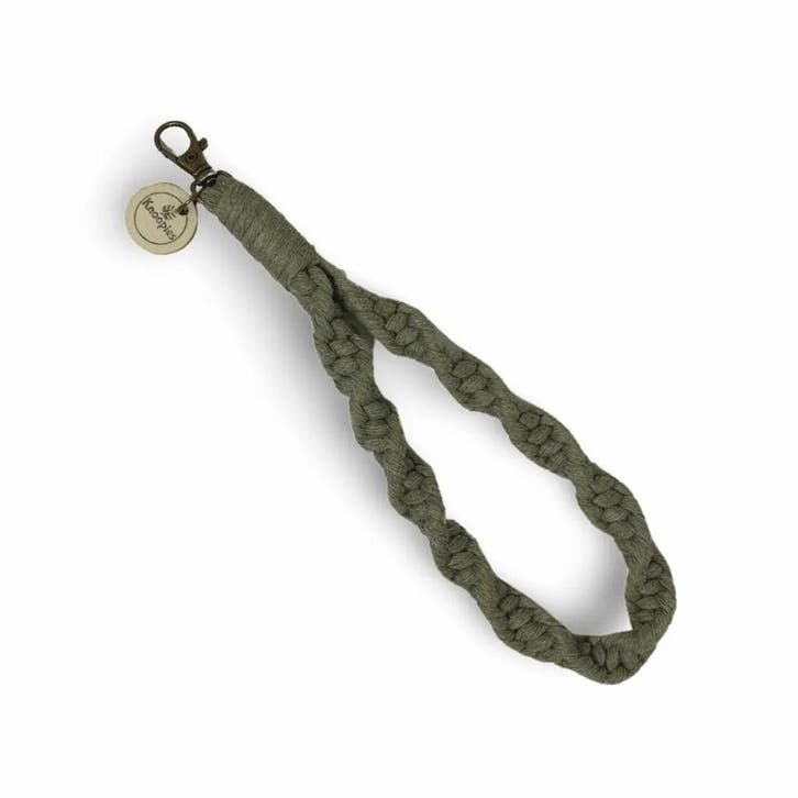 Macramé Pols Keycord - Twist - Katoen - Macramé -, Verzamelen, Sleutelhangers, Nieuw, Overige typen, Ophalen of Verzenden