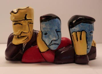 Herman Brood (1946-2001), after - Beeldje, Horen Zien en