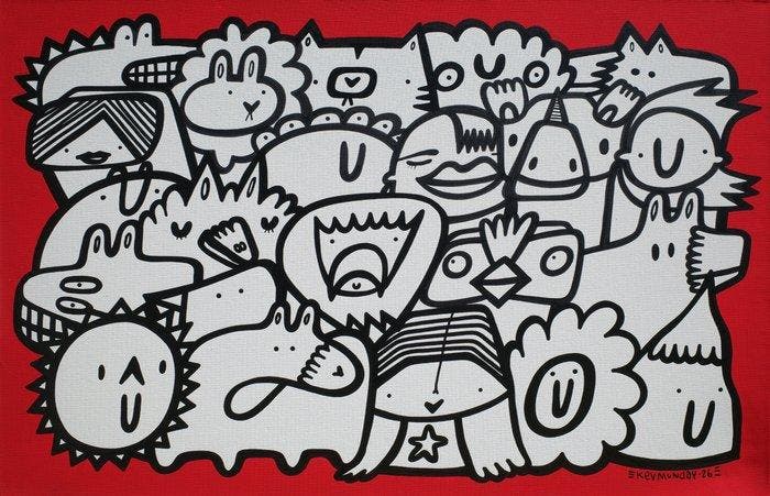 Kev Munday - Encapsulated, Antiek en Kunst, Kunst | Schilderijen | Modern