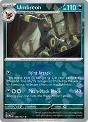 Umbreon 059/131 Pokeball Prismatic Evolutions, Hobby en Vrije tijd, Verzamelkaartspellen | Pokémon, Losse kaart, Nieuw, Foil, Ophalen of Verzenden