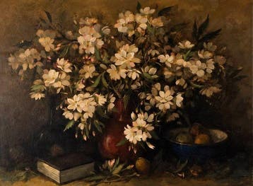 Harry Zeegers (1929) - Still Life with Oleander Flowers