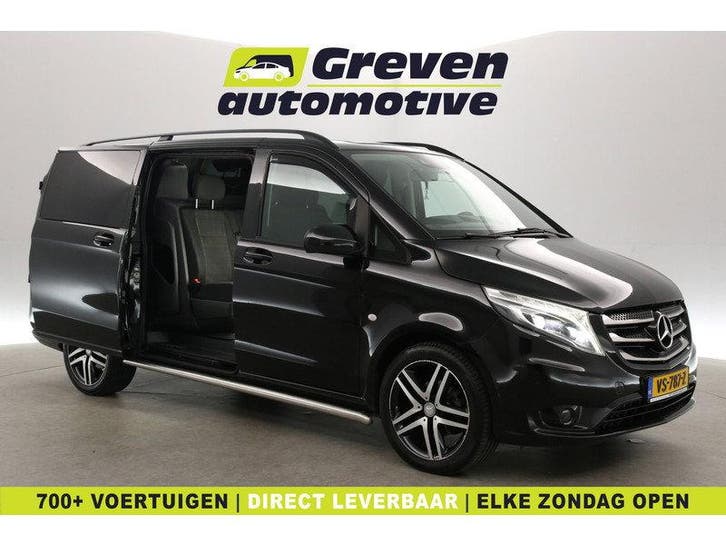 Mercedes-Benz Vito 111 CDI Lang | Export | Dubbele Cabine, Auto's, Bestelauto's, Handgeschakeld, Diesel, Zwart, Euro 5, Mercedes-Benz
