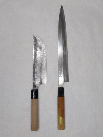 Keukenmes - Staal, Hout - Japan - Traditionele Japanse