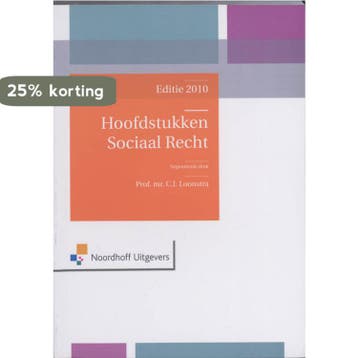 Hoofdstukken Sociaal Recht editie 2010 - C.J. Loonstra, Verzenden, Gelezen, C.J. Loonstra